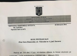 RUSU DAN PINTILIE a fost exonerat de vină in dosarul cu presupuse fraude cu fonduri europene Rusu Dan Pintilie