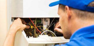 Reparații la centrala termică