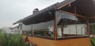 Rulouri transparente din folie pentru terase, balcoane, foişoare Rulouri transparente din folie pentru terase, balcoane, foişoare