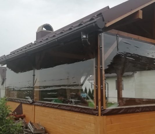Rulouri transparente din folie pentru terase, balcoane, foişoare Rulouri transparente din folie pentru terase, balcoane, foişoare