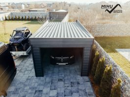 Garaje modulare pe structură metalică - soluţia ingenioasă pentru spaţii depozitare sau parcare auto