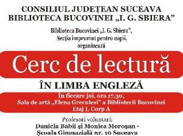CERCUL DE LECTURĂ ÎN LIMBA ENGLEZĂ