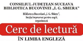 CERCUL DE LECTURĂ ÎN LIMBA ENGLEZĂ