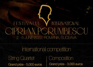 Festivalul internaţional "Ciprian Porumbescu" Suceava 2022