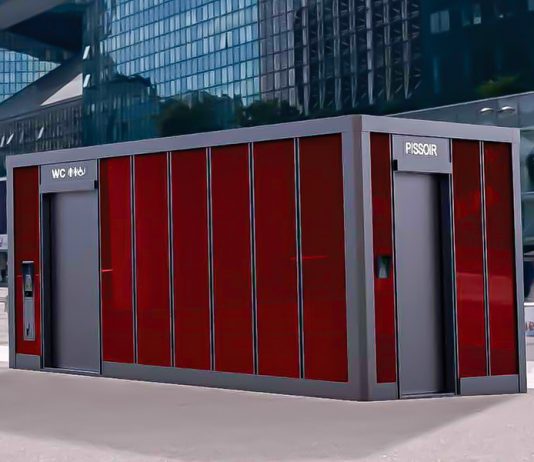 Recomandare pentru spaţiile cu trafic pietonal mare - toaleta publică cu autocurăţare