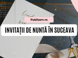Invitaţii de nuntă Suceava - Descoperă gama variată oferită de Publiserv