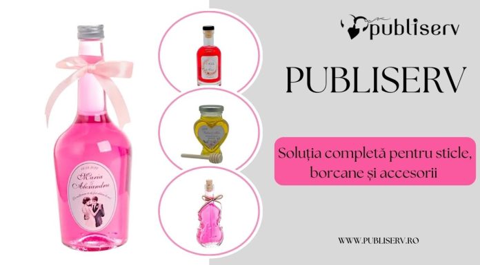 Publiserv: Soluția ideală pentru sticle, borcane și accesorii