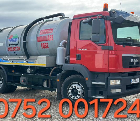 Cauţi o firmă serioasă de vidanjări fose septice în Suceava