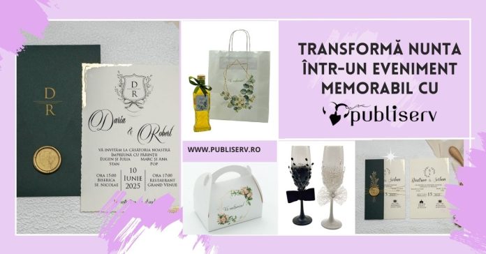 Arta de a spune „Da”: Cum transformi nunta într-un eveniment memorabil cu Publiserv