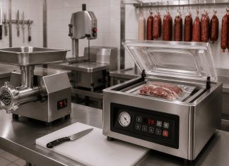 Aparatele de vidat și utilajele de prelucrare a cărnii: echipamente esențiale pentru o carmangerie de succes Aparatele de vidat și utilajele de prelucrare a cărnii: echipamente esențiale pentru o carmangerie de succes
