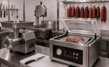 Aparatele de vidat și utilajele de prelucrare a cărnii: echipamente esențiale pentru o carmangerie de succes