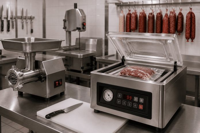Aparatele de vidat si utilajele de prelucrare a carnii - echipamente esentiale pentru o carmangerie de succes Aparatele de vidat și utilajele de prelucrare a cărnii: echipamente esențiale pentru o carmangerie de succes