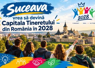 Suceava vrea să devină Capitala Tineretului din România în 2028